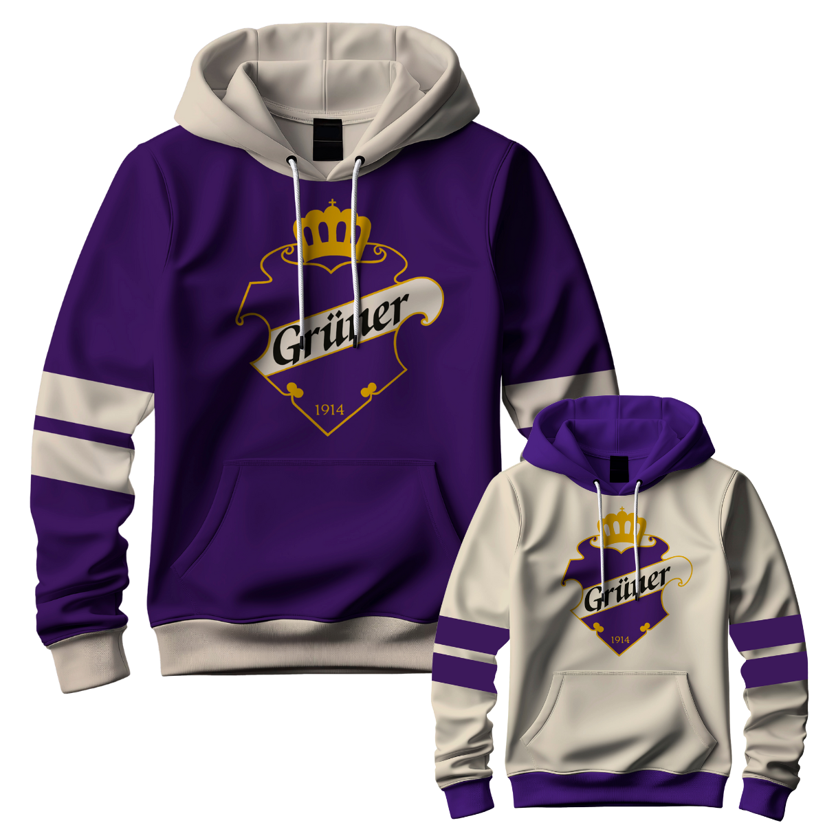 Grüner hockey hoodie